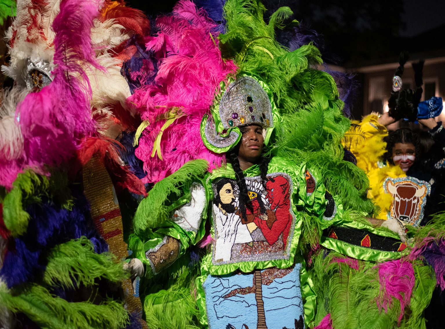 Mardi Gras Indians, New Orleasn, St. Joseph night