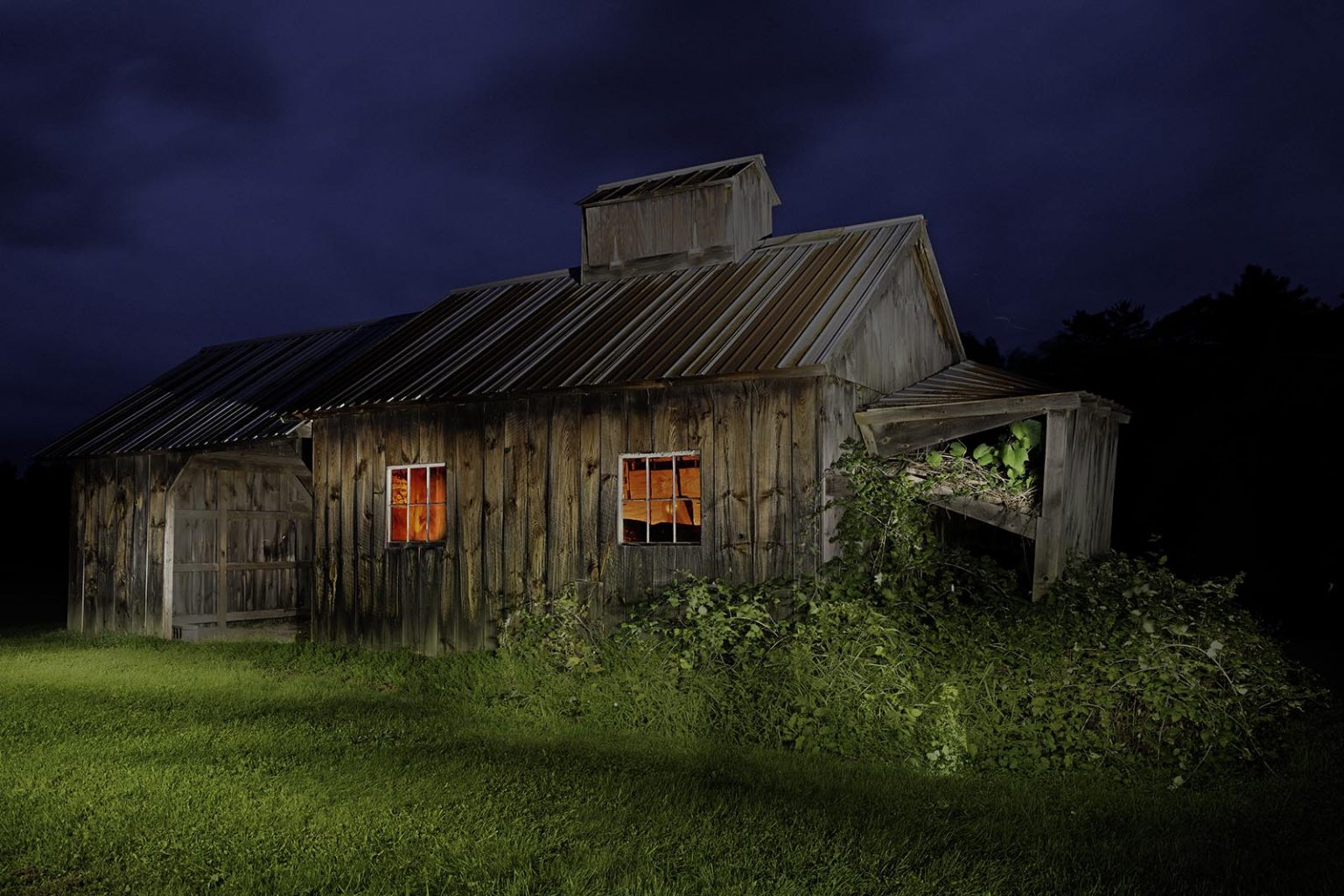 Light Painting, Maple sugar shack. Maple sugar house, Night photography
