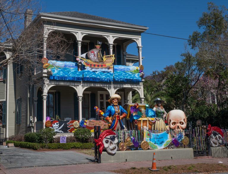 Mardi Gras, Mardi Gras Huose Floats, New Orleans