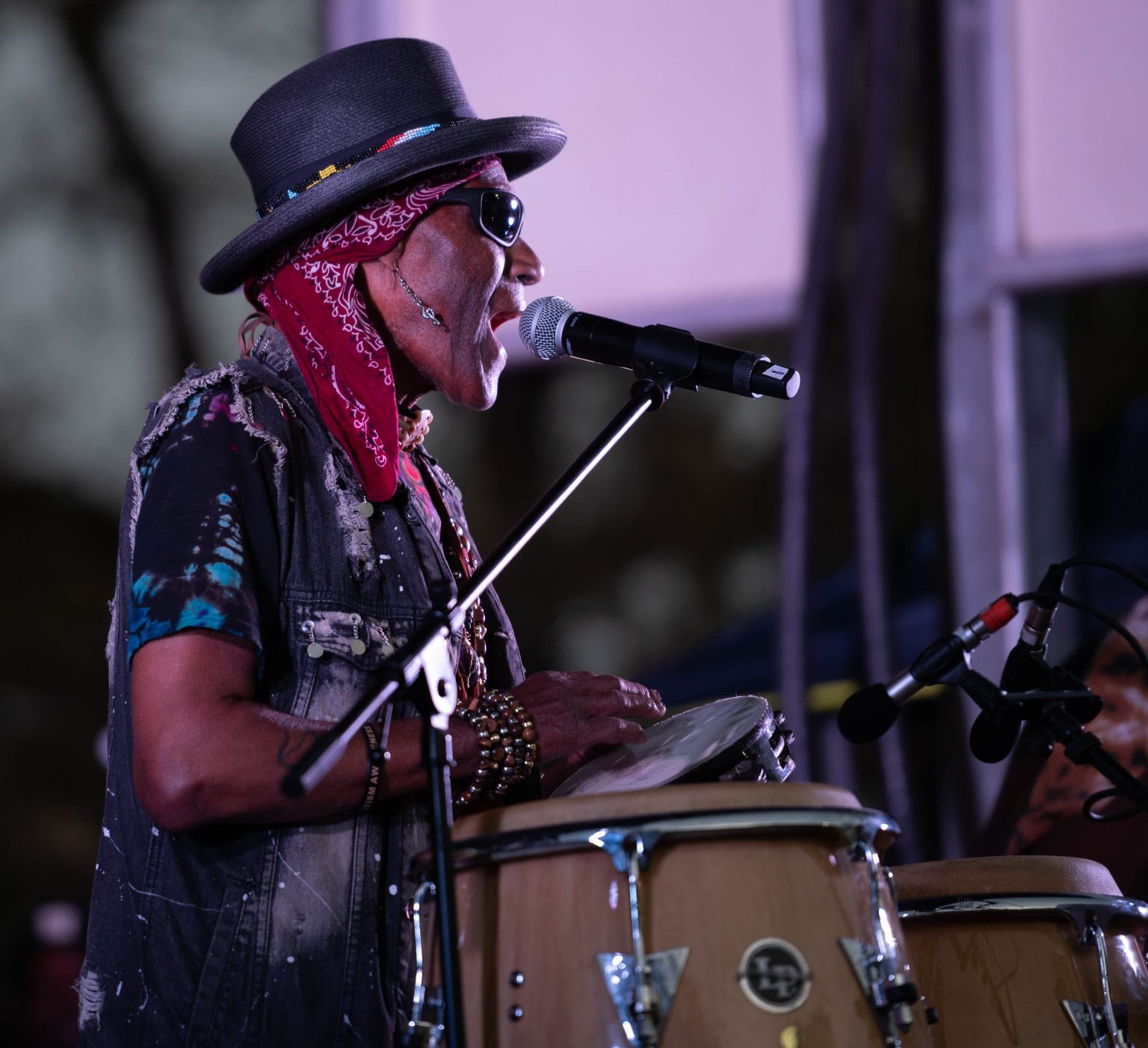 2022 Congo Square Rhythms Festival, Cyril Neville featuring Omari Neville & the Fuel, Music, New Orleans