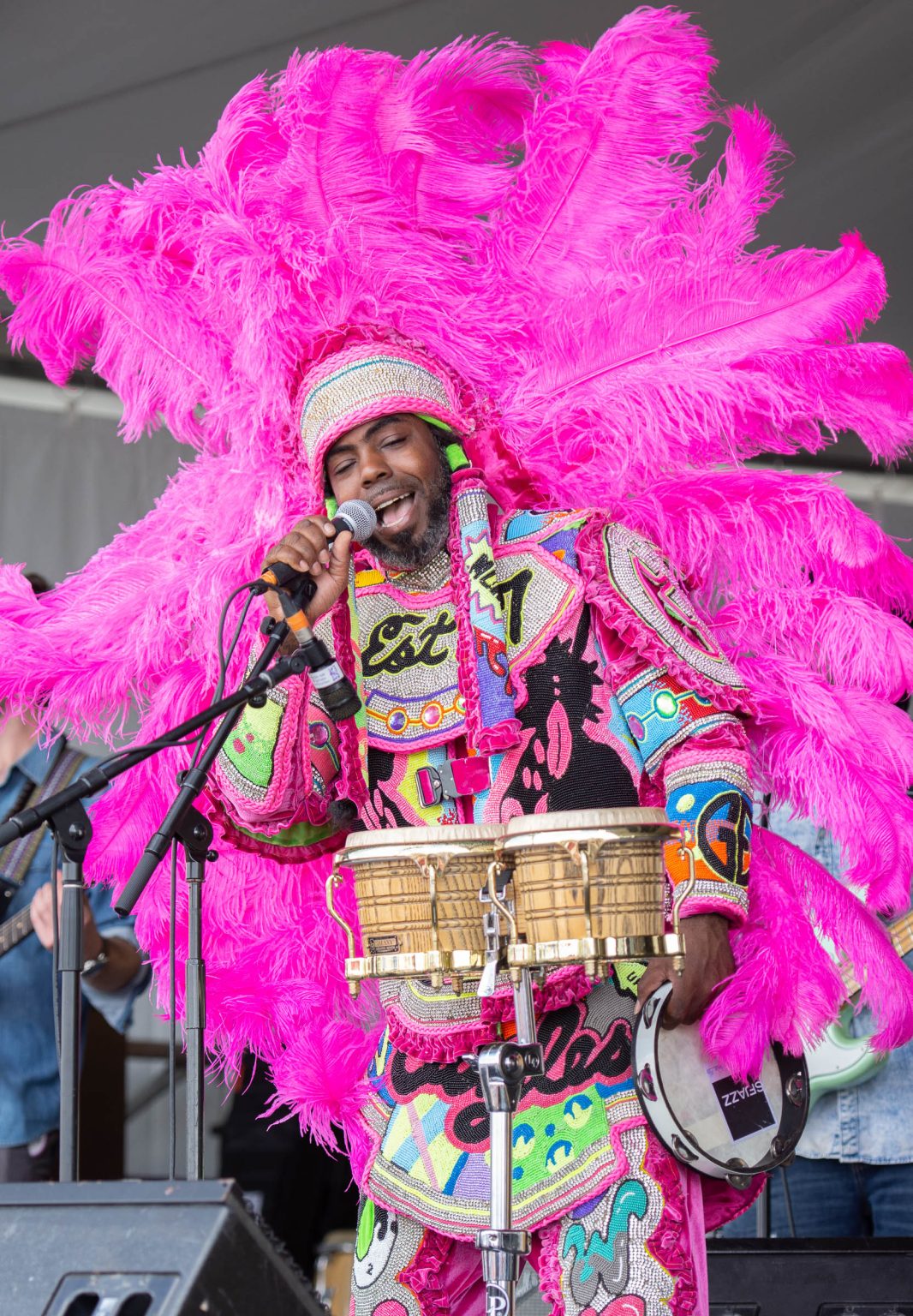 2022 New Orleans Jazz and Heritage Festival, Jazz Fest, The Rumble fest. Chief Joseph Boudreaux Jr.