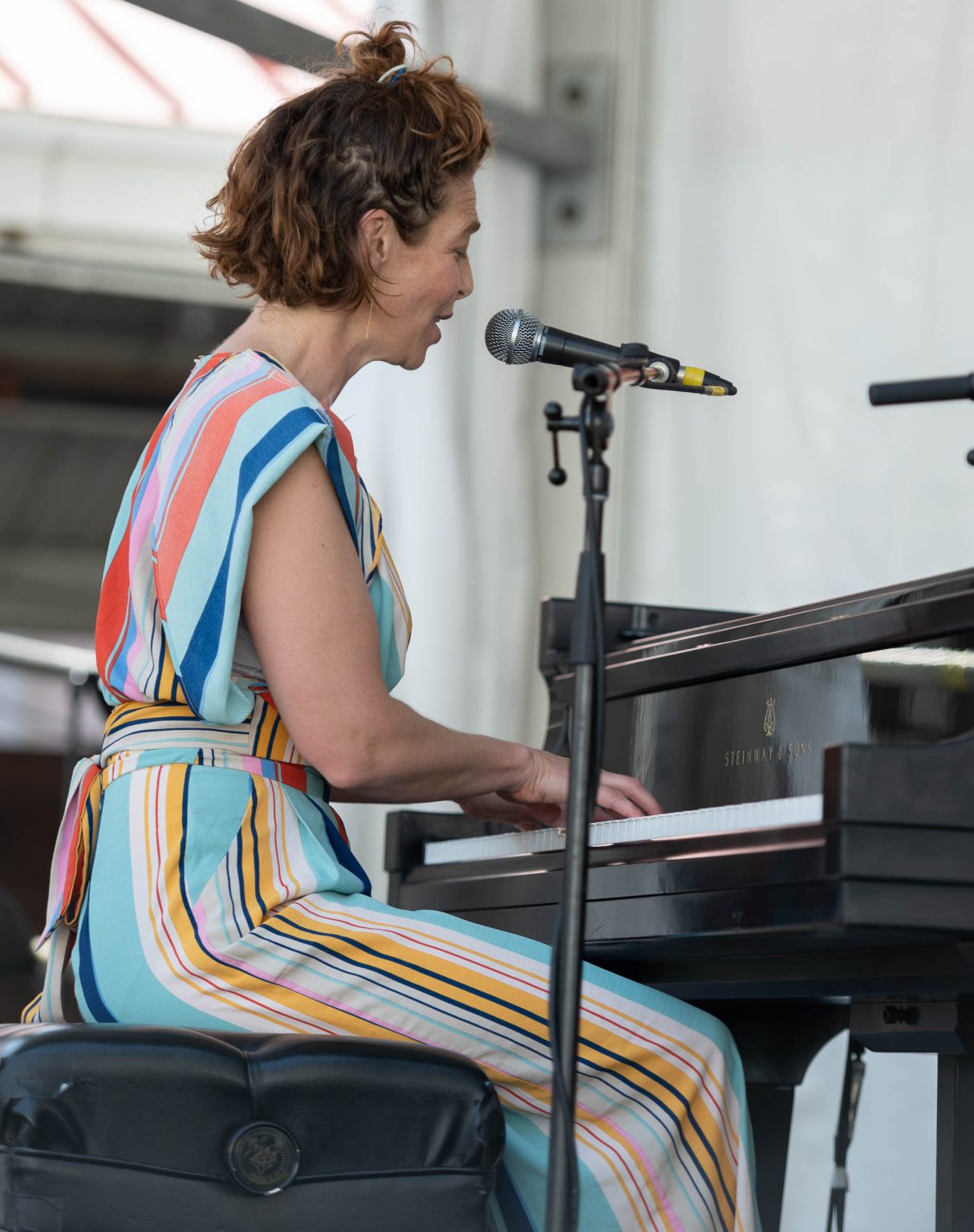 2022 New Orleans Jazz and Heritage Festival, Aurora Nealand and Tom McDermott, Jazz Fest