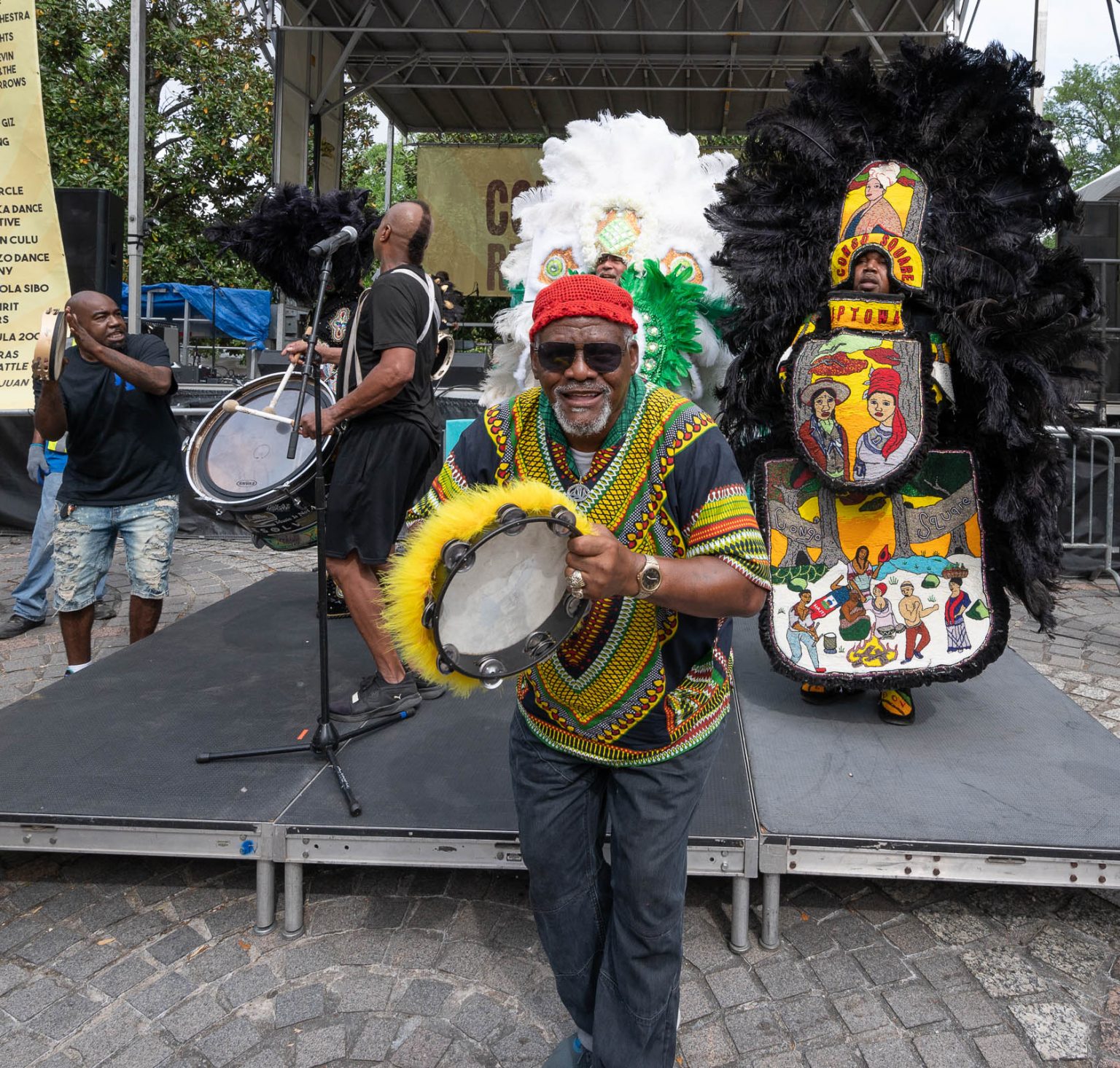 2023 Congo Square Rhythms Festival, Mardi Gras Indian Battle, Music