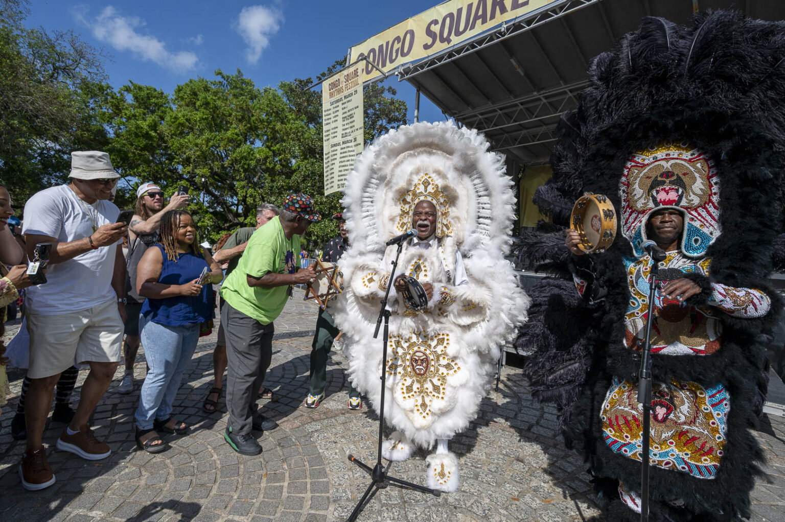 2025 Congo Square Rhythms Festival, Mardi Gras Indian Battle, Music
